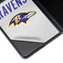 NFL Baltimore Ravens White Striped Galaxy Z Fold3 5G Skin