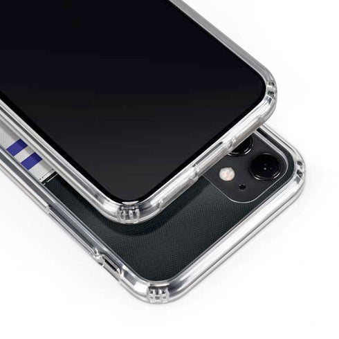 NFL Baltimore Ravens White Striped iPhone 11 Clear Case