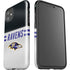NFL Baltimore Ravens White Striped iPhone 11 Impact Case