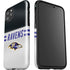 NFL Baltimore Ravens White Striped iPhone 11 Pro Max Impact Case