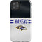 NFL Baltimore Ravens White Striped iPhone 11 Pro Max Impact Case