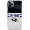 NFL Baltimore Ravens White Striped iPhone 11 Pro Max Lite Case