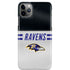 NFL Baltimore Ravens White Striped iPhone 11 Pro Max Lite Case