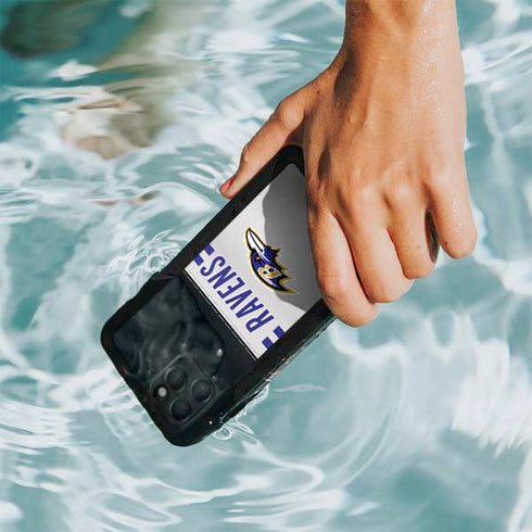 NFL Baltimore Ravens White Striped iPhone 11 Pro Max Waterproof Case