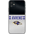 NFL Baltimore Ravens White Striped iPhone 11 Skin