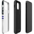 NFL Baltimore Ravens White Striped iPhone 12 Impact Case
