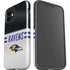 NFL Baltimore Ravens White Striped iPhone 12 Impact Case