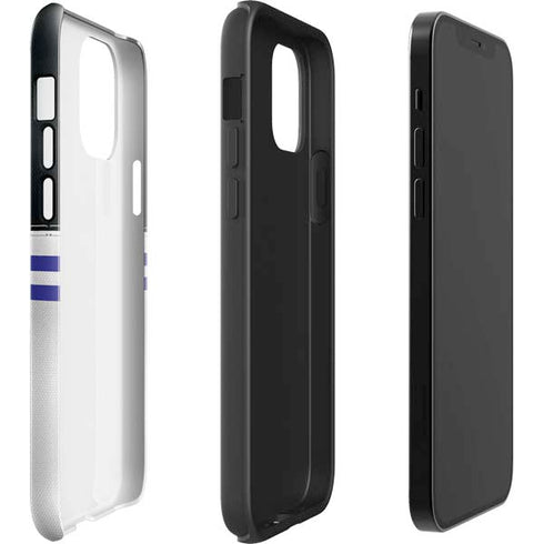 NFL Baltimore Ravens White Striped iPhone 12 Mini Impact Case