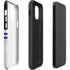 NFL Baltimore Ravens White Striped iPhone 12 Mini Impact Case