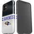 NFL Baltimore Ravens White Striped iPhone 12 Mini Impact Case