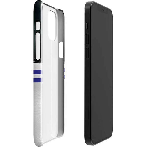 NFL Baltimore Ravens White Striped iPhone 12 Mini Lite Case
