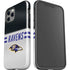 NFL Baltimore Ravens White Striped iPhone 12 Pro Impact Case