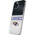 NFL Baltimore Ravens White Striped iPhone 12 Pro Max Skin