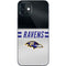 NFL Baltimore Ravens White Striped iPhone 12 Skin