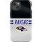 NFL Baltimore Ravens White Striped iPhone 13 Impact Case