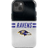 NFL Baltimore Ravens White Striped iPhone 13 Impact Case