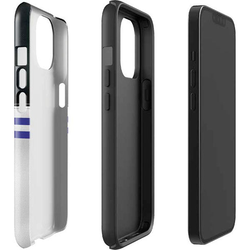 NFL Baltimore Ravens White Striped iPhone 13 Impact Case