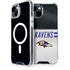 NFL Baltimore Ravens White Striped iPhone 13 MagSafe Case