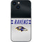 NFL Baltimore Ravens White Striped iPhone 13 Mini Skin