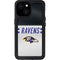 NFL Baltimore Ravens White Striped iPhone 13 Mini Waterproof Case
