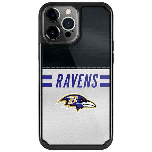 NFL Baltimore Ravens White Striped iPhone 13 Pro Cargo Case