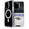 NFL Baltimore Ravens White Striped iPhone 13 Pro MagSafe Case