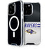 NFL Baltimore Ravens White Striped iPhone 13 Pro MagSafe Case