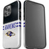 NFL Baltimore Ravens White Striped iPhone 13 Pro Max Impact Case