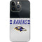 NFL Baltimore Ravens White Striped iPhone 13 Pro Skin
