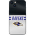 NFL Baltimore Ravens White Striped iPhone 13 Skin