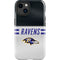 NFL Baltimore Ravens White Striped iPhone 14 Plus Impact Case