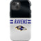 NFL Baltimore Ravens White Striped iPhone 14 Impact Case