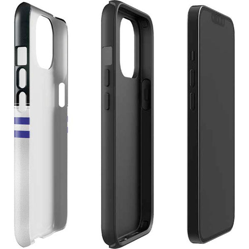 NFL Baltimore Ravens White Striped iPhone 15 Impact Case