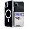 NFL Baltimore Ravens White Striped iPhone 14 Plus MagSafe Case