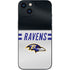 NFL Baltimore Ravens White Striped iPhone 15 Plus Skin
