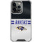 NFL Baltimore Ravens White Striped iPhone 15 Pro Clear Case