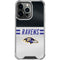 NFL Baltimore Ravens White Striped iPhone 14 Pro Clear Case