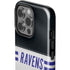 NFL Baltimore Ravens White Striped iPhone 14 Pro Impact Case