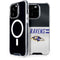 NFL Baltimore Ravens White Striped iPhone 15 Pro MagSafe Case