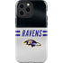 NFL Baltimore Ravens White Striped iPhone 14 Pro Max Impact Case