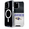 NFL Baltimore Ravens White Striped iPhone 14 Pro Max MagSafe Case