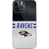 NFL Baltimore Ravens White Striped iPhone 14 Pro Max Skin