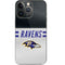 NFL Baltimore Ravens White Striped iPhone 14 Pro Skin