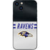 NFL Baltimore Ravens White Striped iPhone 14 Skin