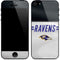 NFL Baltimore Ravens White Striped iPhone 5/5s/5SE Skin