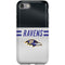 NFL Baltimore Ravens White Striped iPhone SE (2nd & 3rd Gen) Pro Case