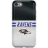 NFL Baltimore Ravens White Striped iPhone SE (2nd & 3rd Gen) Pro Case