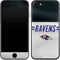 NFL Baltimore Ravens White Striped iPhone SE (2nd & 3rd Gen) Skin
