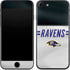 NFL Baltimore Ravens White Striped iPhone SE (2nd & 3rd Gen) Skin