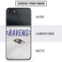 NFL Baltimore Ravens White Striped iPhone SE (2nd & 3rd Gen) Skin
